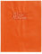Calligraphe 72008C - Heftumschlag / Heftschoner / Hefthülle Calligraphe mit Feinkörnung und Lederoptik, 17x22 cm, Etikettenhalter, aus PVC blickdicht und strapazierfähig, Orange, 1 Stück