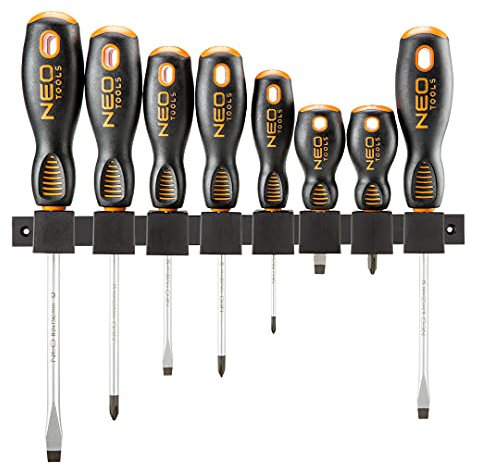 Schraubendreher-Set, 8 Stück + Aufhänger