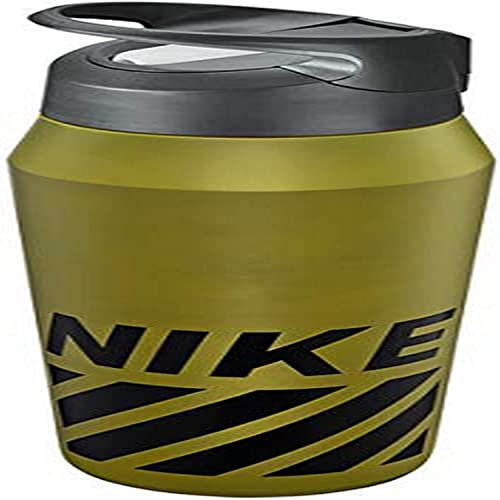 Nike SS Hypercharge Trinkhalmflasche, 700 ml, Olivenflake, kühlgrau/schwarz, 680 ml
