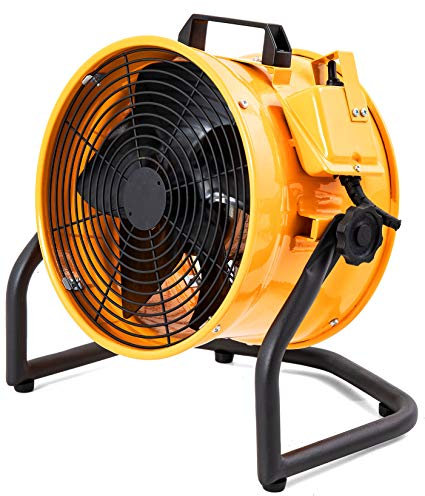 MOUNTO 1/2HP 3000CFM 12 Portable Axial Blower Exhaust Fan Confined Space Blower with Stand