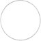 Rayher 2505422 Metallring, silber beschichtet, 30 cm ø, Stärke ca. 3,5 mm, Drahtringe zum Basteln, für Wickeltechnik, Traumfänger, Floristik, Hochzeitskranz, Hoops