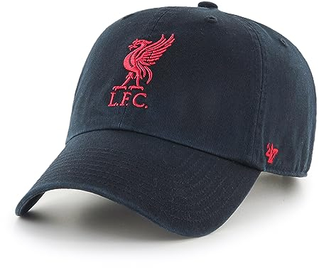 ’47 FC Liverpool Basecap Cap Kappe schwarz cleanup Logo rot