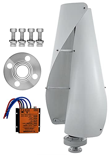 Windräder Windkraftanlage 400W Windgenerator 12V Windturbine Windkraft Generator MPPT-Controller Helix Magnetic Levitation Axis Vertikaler Windturbinengenerator