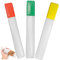 Haowul 3pcs Large Transparent Plastic Knitting Needle Pin Storage Case Tube Containers Sweater Knitting Needles Storage Box