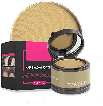 Allbesta Haar Concealer Haarfarbe Puder Creme Hairline Modified Shadow Pulver Natürliche Bronzer Highlighter Haar Pomade Haarverdichtung Dunkelbraun (Blonde)
