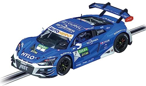 Carrera - 20023946 - Carrera Digital 124 I Audi R8 LMS GT3 evo II Team Abt Sportsline, No.7 I Moderner Klassiker auf der Rennstrecke I Slotcar im Maßstab 1:24 I Frontlicht und Rück- Bremslicht