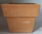 Generico Pot carré en terre cuite fait main côté 30 x 30 cm, hauteur 25 cm, pot cuit coco, porte-serviettes fabriqué en Italie