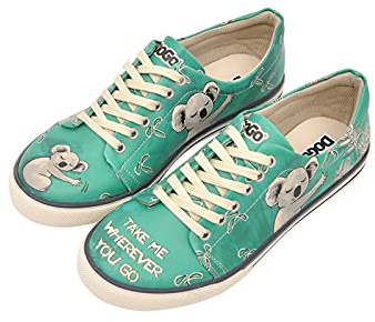 DOGO Sneaker - Koala Hug- Vegan Atmungsaktiv Mehrfarbig Damen Sneaker