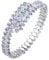Tennis Armreif Damen Zirkonia : Tennisarmband für Frauen 8mm Breit 17/19cm Verstellbares Armbänder Schmuck Geschenk Gold Silber Weiß Armband für Mama Freund Tochter