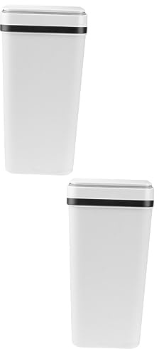Pack of 2 Practical Intelligent Automatic Household Folding Kitchen Touchless Intelligent Lid Can Opener Home Office for Garbage with Sensory