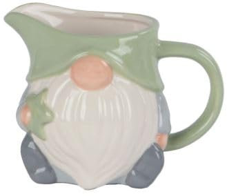 RA-HOMESTORE® New Modern Scandi Ceramic Festive Sage Gonk Gravy Jug - Sage (14.3cm)
