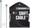 CNCLOL Rainbow Stainless Steel Bicycle Derailleur Cable, 1.2mm x 2100/2500/3000/3500mm, 1pc, Pro Slick Polished, Shimano/SRAM Compatible, MTB/Road Bike