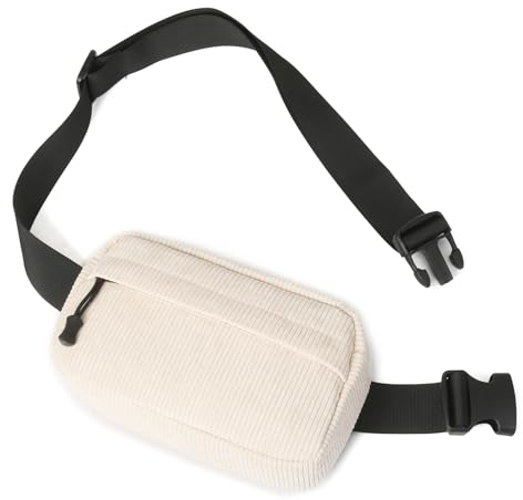 Jiliyote Bauchtasche Damen Cord Gürteltasche Sport Mode Hüfttaschen Frauen Brustbeutel Brusttaschen Umhängetasche Crossbody Bag für Damen Jungen Teenager Sportlich