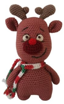 Selbst- Gehäkeltes Kuscheltier Rentier Remy | Amigurumi, Geschenkidee