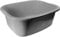 OptiProducts® 11L Liter Plastic Washing Bowl Rectangular Multi-Purpose Basin Mixing Pot Sink Tidy Organizers (Grey)
