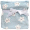 FENSILO Babydecke Bettdecke Kinderwagen Geschenk Decke Baby-Überwurfdecke Kinderdecke Kuscheldecke Tagesdecke Plüsch warme 94x72 Neugeborene Krabbeldecke Blue Stars