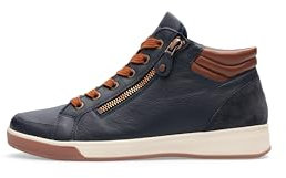 ara Damen ROM Sneaker, BLAU,Marrone, 35 EU