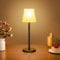 Suright Rechargeable Cordless Table Lamp, Dimmable Bedside Lamp 3 Colors+RGB, Touch Control Battery Operated Desk Lamp, IP54 Waterproof for Dining, Bedroom, Living Room, Camping