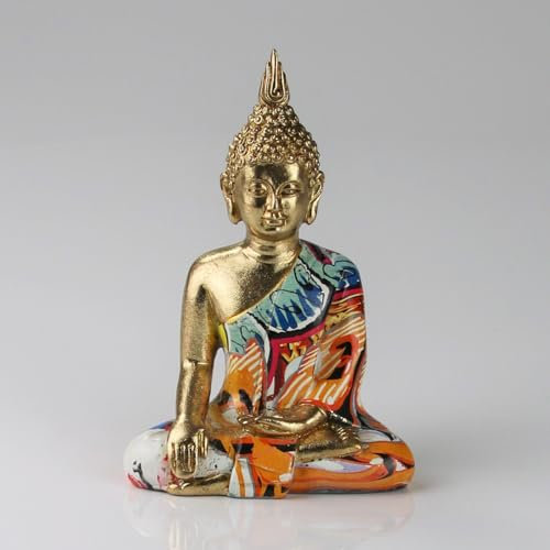 Pflanzen Kölle Dekofigur Buddha, bunt, Höhe ca. 16 cm