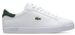Lacoste Carnaby Set Herren Schnürschuh Court Insp Sneaker, weiß / grün, 40.5 EU