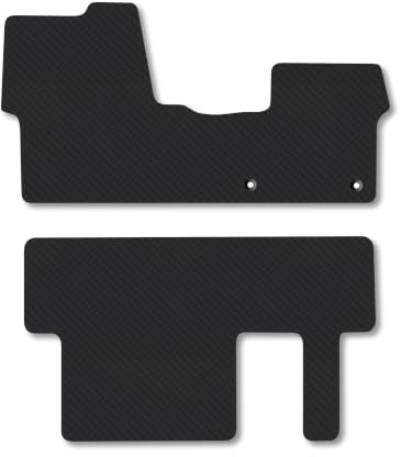 Peugeot Traveller (2016+) 5mm Rubber Car Van Mats | Heavy Duty Rubber Tailored Fit Floor Mats Full Coverage Durable Waterproof Accessories Easy Clean Anti Slip Made in the UK