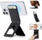 iontech Phone Stand Tripod Wallet Compatible with MagSafe iPhone 16/15/14/13/12 Series, 3 in 1 Strong Magnetic Phone Holder, Vegan Leather Wallet, Lightweight & Adjustable Cell Phone Stand (Black)