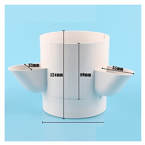 Kit sistema di coltivazione idroponica, 1 ~ 10Pcs Balcone fai da te di coltivazione idroponica Staccabile PP Tazze di colonizzazione Giardino di casa Fattoria Serra Fioriera a torre verticale per la c