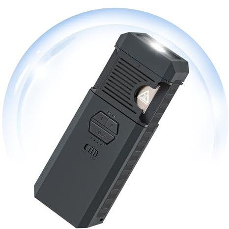 Luvan 3 en 1 Repelente de Mosquitos Eléctrico con Linterna de Camping (Gris)