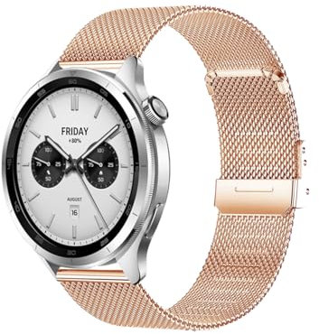 KoGiio 22mm Correa para Xiaomi Watch S4 Sport/Xiaomi Watch S4, correa de repuesto de acero inoxidable