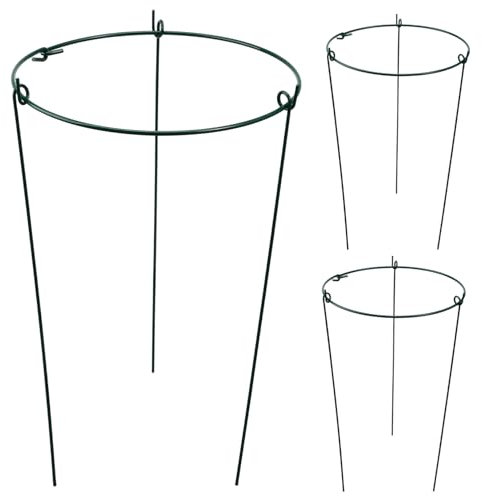UKCOCO 3piezas Estacas De Soporte para De Jardín De Jaulas para Peonías y Trepadoras De Resistente De Instalación y Interiores y Exteriores