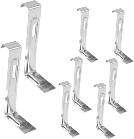 DIYEAH 8stücke Dachschalung-clips Aus Edelstahl Für Ziegel-dächer Fix-clip-ersatz -fixierungs-clips Mit Rutschfestem Design Ziegel-fixierungs-clips Für Mehr Und Stabilität