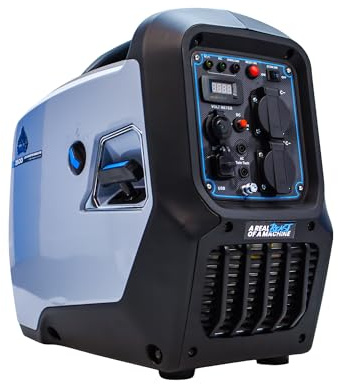 Equip2clean Gorilla Power 3500W Inverter Suitcase Generator | Portable & Quiet | 14-Hour Runtime | Petrol-Powered | Electric Generator for Home, Outdoor Use, & Emergency Use | GP3500i