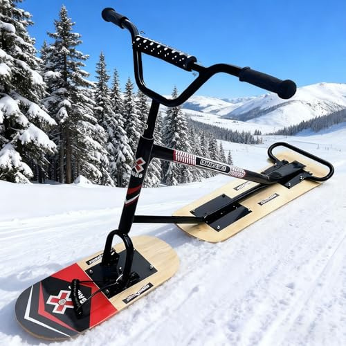 Snow Scooter - All-Terrain Performance, 150 kg Belastungsgrenze, 360° drehbare Lenkung, ideal für den Familien-Außenbereich