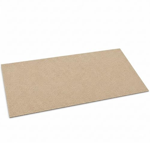 Floordirekt Schmutzfangmatte Beige 80x250cm Hong Kong Pro – rutschfeste Sauberlaufmatte mit TPE-Rücken, robuste Türmatte für Eingangsbereich, Flur & Gewerbe