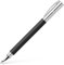 Faber-Castell 148141 - Füllfederhalter AMBITION Edelharz, Feder: F, inklusive Geschenkverpackung, Schaftfarbe: schwarz/silber