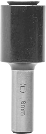ENT 13982 Aufnahmedorn für Scheibennutmesser Schaft (S) 8 mm, Durchmesser (D) 6,35 mm, mit Senkschraube M6x1.0