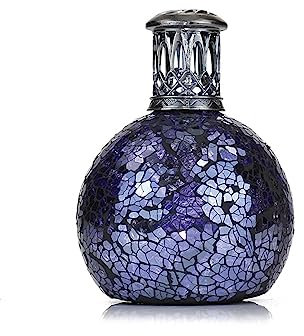 ASHLEIGH & BURWOOD | Fragrance Lamp - All Because | Small | 30-40 Minutes Burn Time| Hand Crafted | Lilac and Indigo
