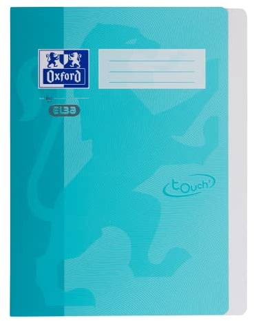 Oxford Schnellhefter A4, fester Karton, Soft Touch-Oberfläche, türkis