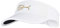 Sportkind Tennis, Running, Golf Sonnen Visor, Weiss/Gold