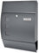 Verda Briefkasten XL mit Zeitungsfach (45x35x10 cm) Modern Postkasten Designer Wandbriefkasten Sichtfenster, Zeitungsrolle, Namensschildhalter, abschließbar SN3651-1