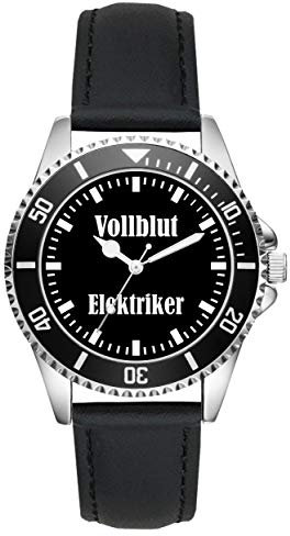 KIESENBERG Elektriker Handwerker Geschenk Artikel Idee Fan Beruf Uhr L-2171