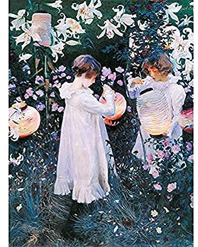 John Singer Sargent Nelke Lilie Rose Gemälde ungerahmt Wandkunst Poster Home Decor Premium