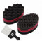 Nsiwem 2 Stück Magic Curl Sponge twist sponge Doppelseitiges Haarbürste Schwamm Haarschwamm Twist Curl Schwamm Magic Hair Braider Dreadlock Spulen Curl Pinsel mit Metall Kamm für Afro Coil Haar
