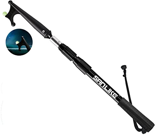 SANLIKE Telescopic Boat Hook Luminous Docking Pole 26.2 - 47.2