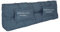 LILENO HOME Palettenkissen Set Jeans - Rückenkissen 120x40x20 cm - Polster für Europaletten - Palettenkissen Outdoor als Sitzkissen für Palettenmöbel