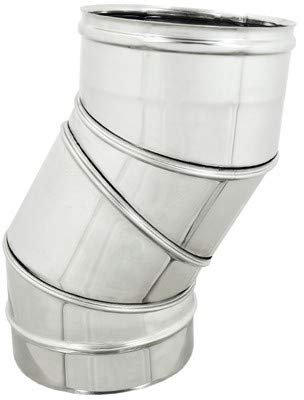 Curva Regolabile Da 0 A 90° Per Canne Fumarie Diametro 250 Mm Diankamin