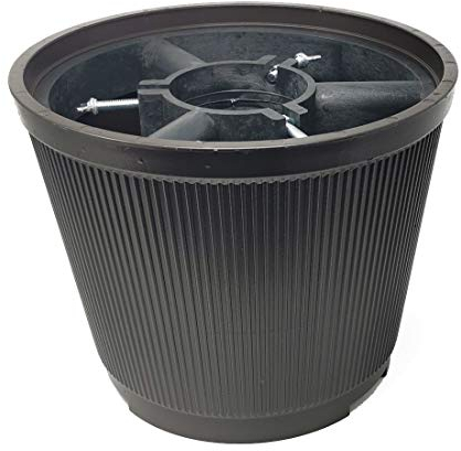 lGarden Pied pour sapin de Noël avec réservoir d'eau 31 cm 10 l (Marron)