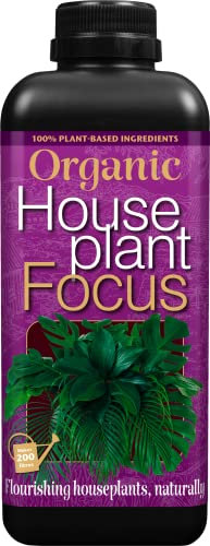 Growth Technology Ltd GTOHPF1 Organic Houseplant Focus Liquid Fertiliser Concentrate, 1L