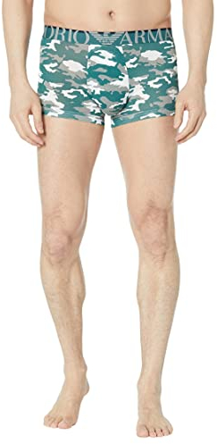 Emporio Armani Herren All Over Trunks, Mediterranean Camou, L