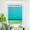Homland Plissee ohne Bohren Klemmfix Türkis 130 x 90 cm(LxB), Plissees für Fenster und Tür, Jalousie Easyfix Plisseerollo mit Klemmträger Sonnenschutz und Sichtschutz lichtdurchlässig Rollo